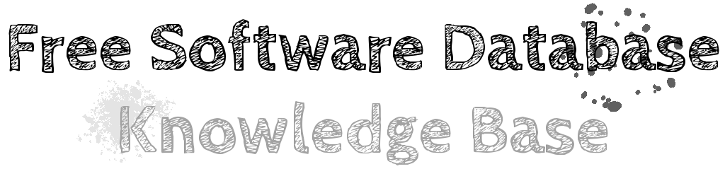 Free Software Database: Knowledge Base FSWDB - KB